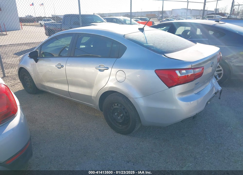 2013 KIA RIO LX VIN: KNADM4A3XD6176804