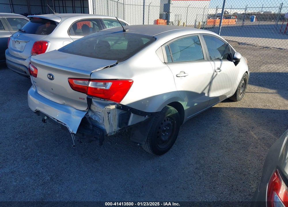 2013 KIA RIO LX VIN: KNADM4A3XD6176804