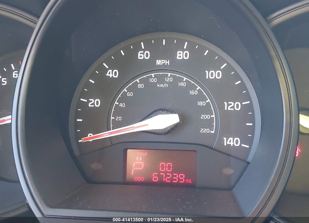 2013 KIA RIO LX VIN: KNADM4A3XD6176804