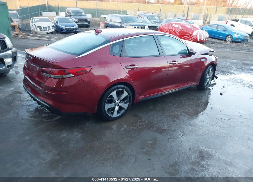 2019 KIA OPTIMA S VIN: 5XXGT4L35KG331550