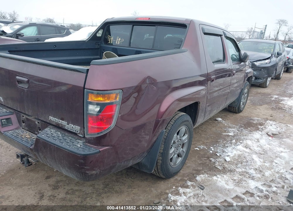 2008 HONDA RIDGELINE RTX VIN: 2HJYK16358H523506