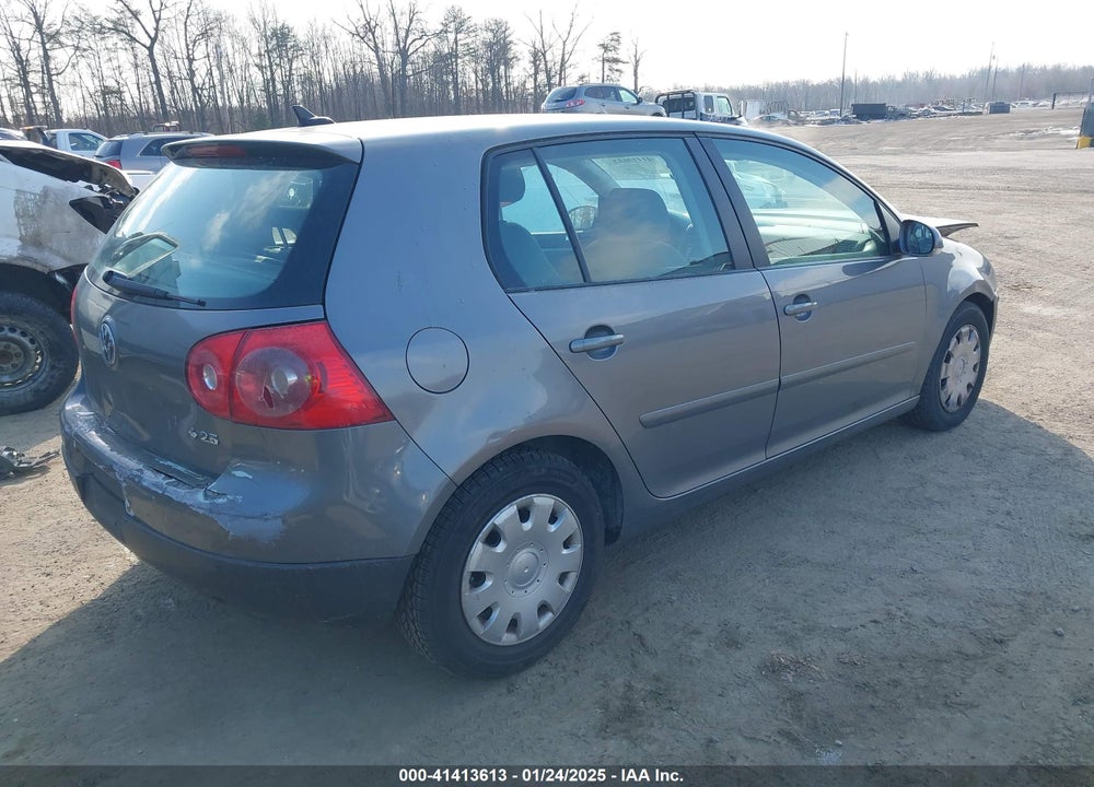 2007 VOLKSWAGEN RABBIT 4-DOOR VIN: WVWDS71K37W256046