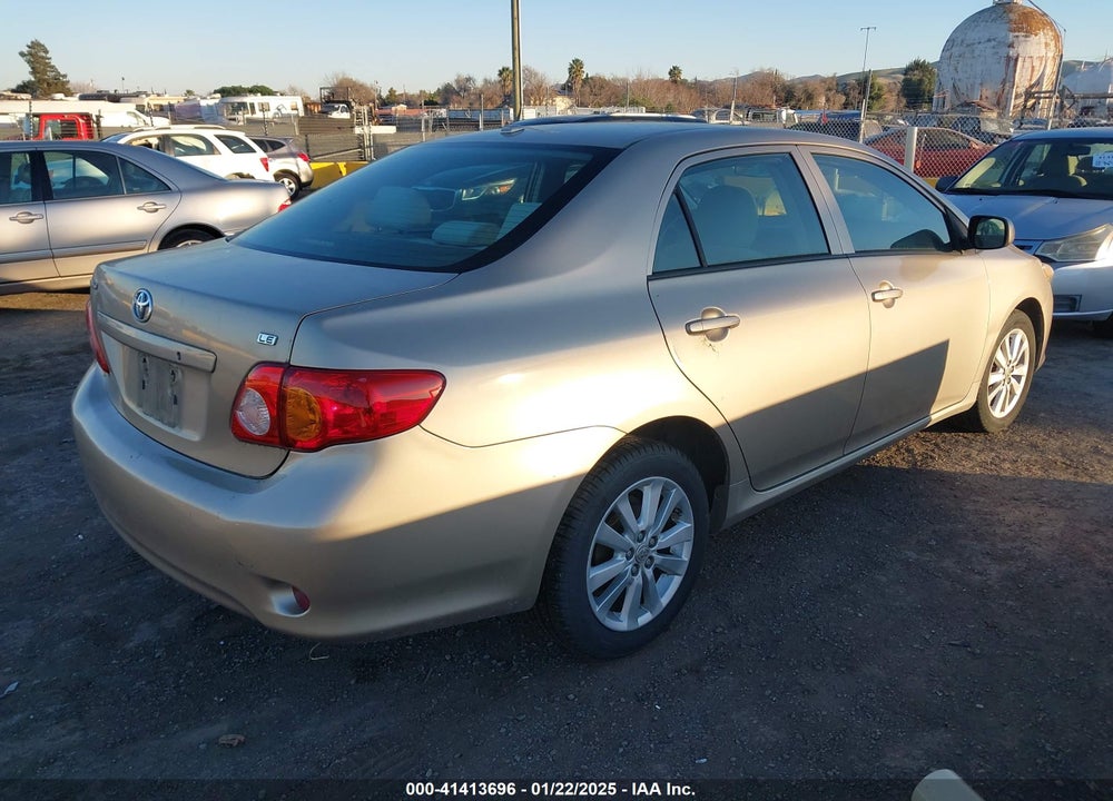 2009 TOYOTA COROLLA LE VIN: 1NXBU40E49Z035545