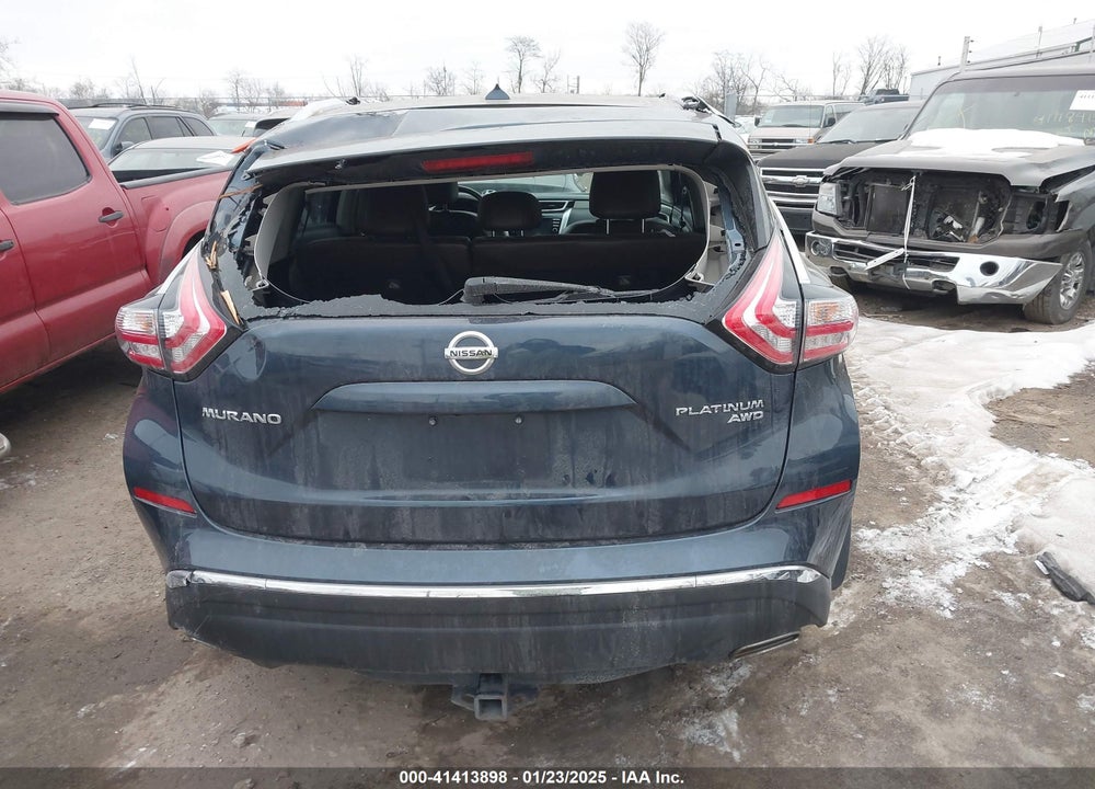2015 NISSAN MURANO PLATINUM VIN: 5N1AZ2MH2FN279450