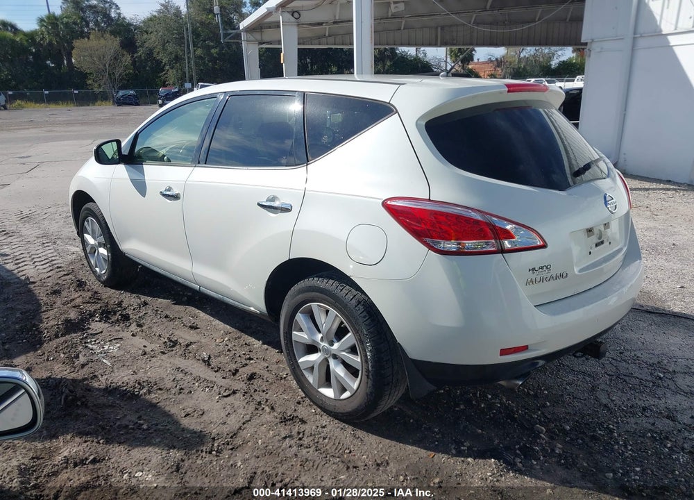 2012 NISSAN MURANO S VIN: JN8AZ1MU5CW118905