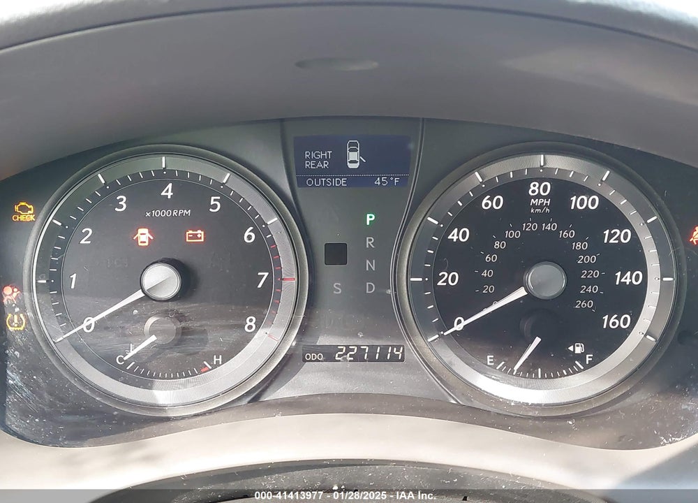 2008 LEXUS ES 350 VIN: JTHBJ46G082244974