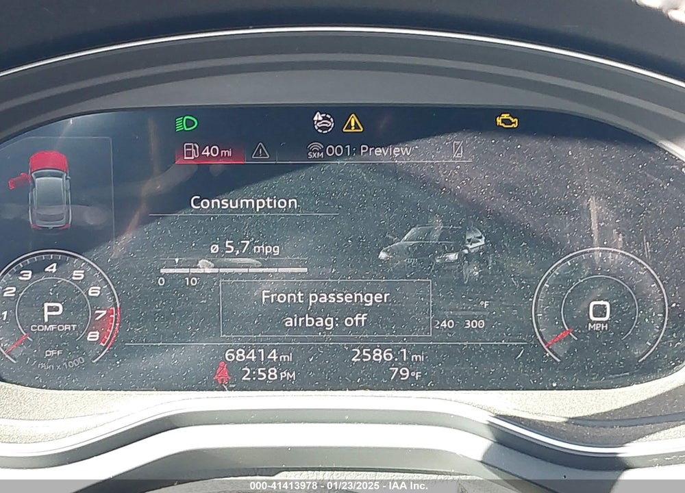 2020 AUDI A5 SPORTBACK PREMIUM PLUS 45 TFSI QUATTRO S TRONIC VIN: WAUCNCF51LA015668
