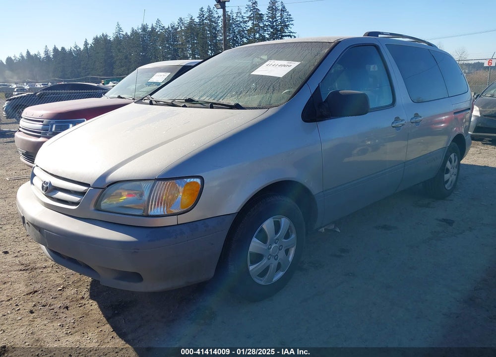 2003 TOYOTA SIENNA CE VIN: 4T3ZF19C63U549338