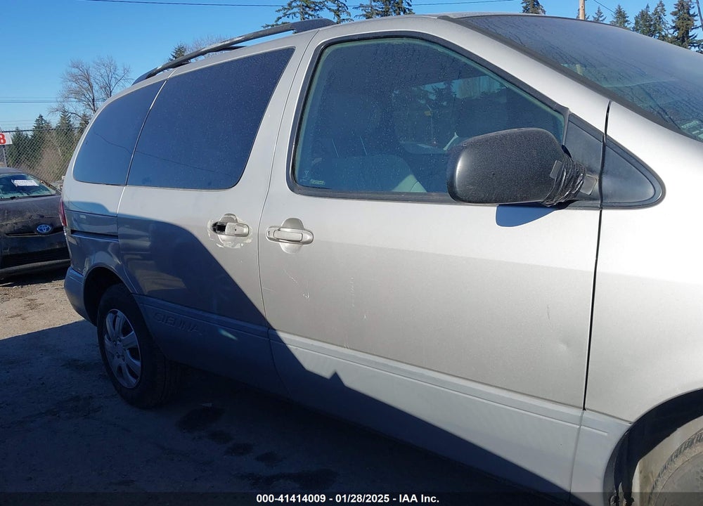 2003 TOYOTA SIENNA CE VIN: 4T3ZF19C63U549338