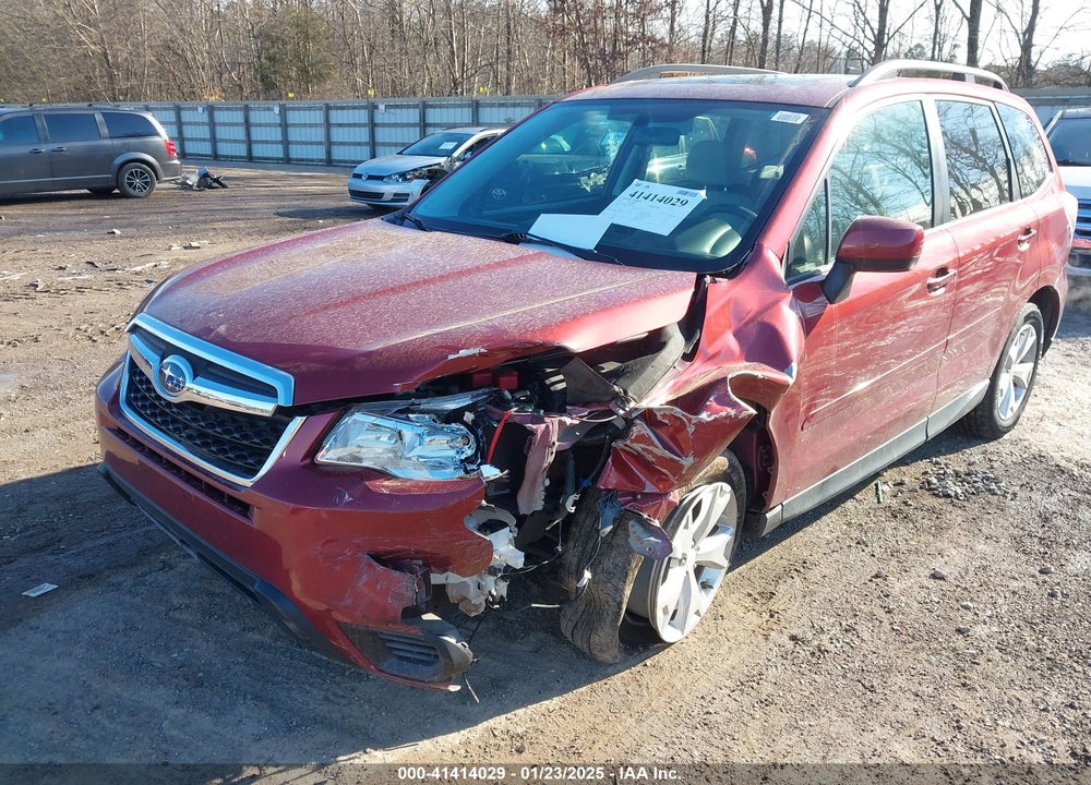 2015 SUBARU FORESTER 2.5I PREMIUM VIN: JF2SJADC8FH581548