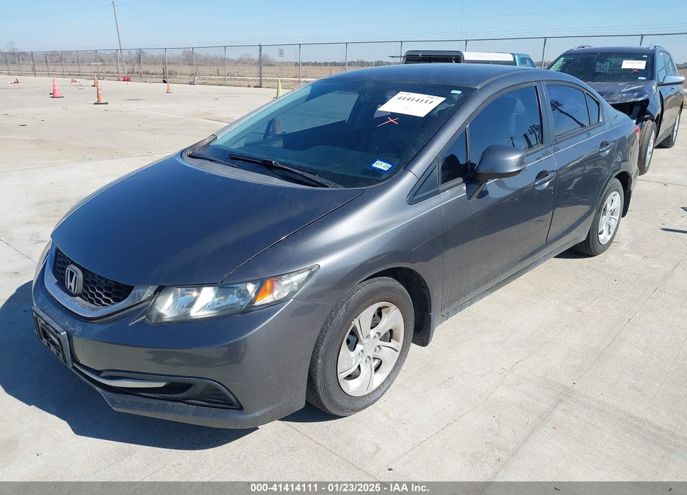 2013 HONDA CIVIC LX VIN: 2HGFB2F5XDH547203