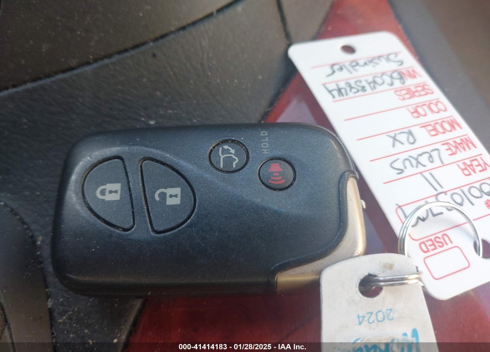 2011 LEXUS RX 350 VIN: 2T2ZK1BAXBC043844