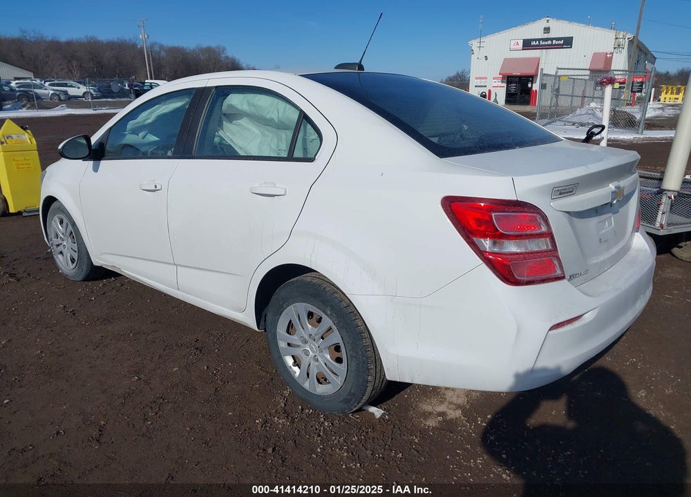 2017 CHEVROLET SONIC VIN: 1G1JB5SH4H4166095
