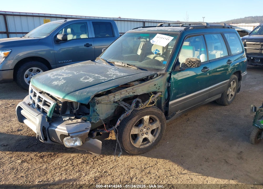 2000 SUBARU FORESTER S VIN: JF1SF6556YH720310