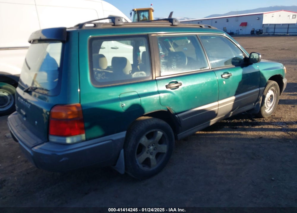2000 SUBARU FORESTER S VIN: JF1SF6556YH720310
