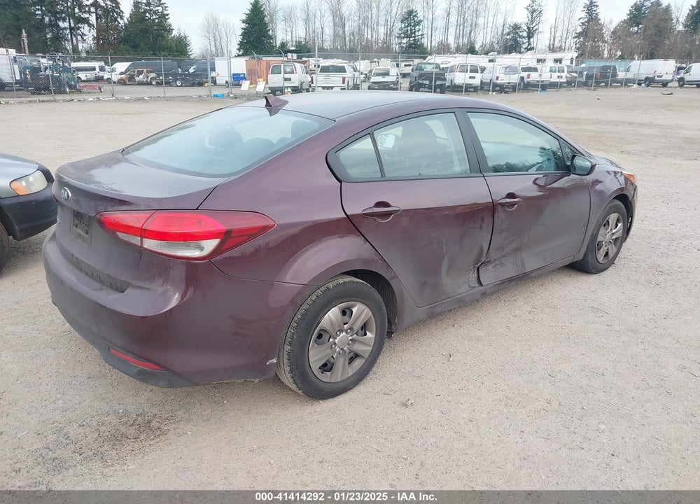 2017 KIA FORTE LX VIN: 3KPFK4A72HE160858