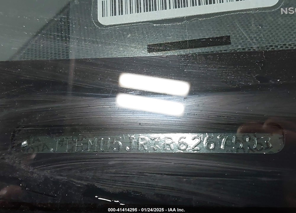 2024 TOYOTA 4RUNNER SR5 VIN: JTEMU5JR7R6267593