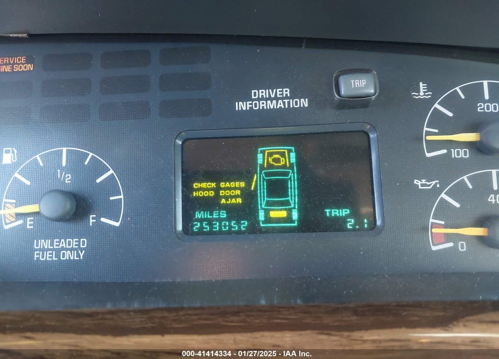 1992 PONTIAC BONNEVILLE SSE VIN: 1G2HZ52L9N1282268