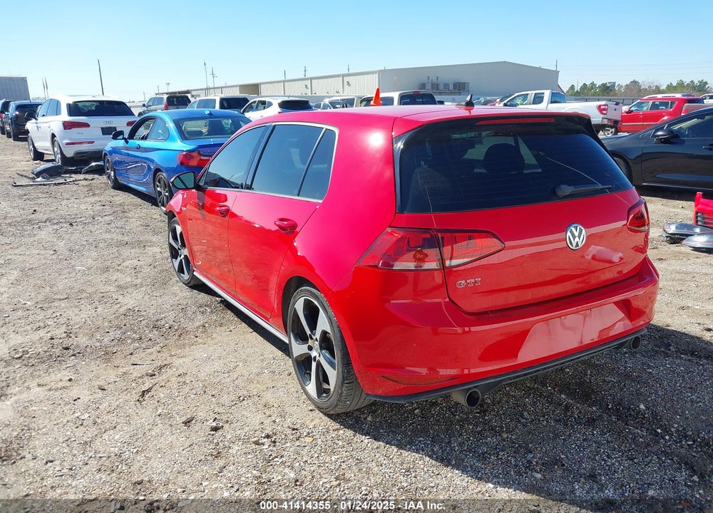 2017 VOLKSWAGEN GOLF GTI AUTOBAHN 4-DOOR/S 4-DOOR/SE 4-DOOR/SPORT 4-DOOR VIN: 3VW447AU1HM031456