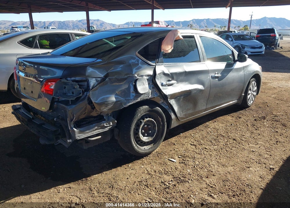 2016 NISSAN SENTRA S VIN: 3N1AB7AP7GY321667