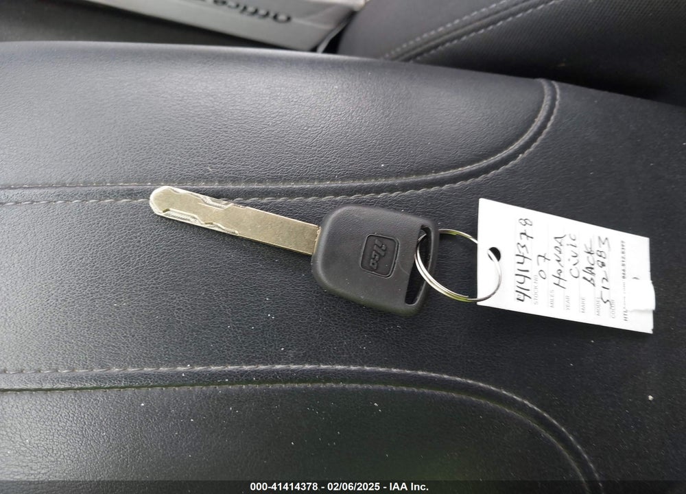 2007 HONDA CIVIC EX VIN: 2HGFG12847H512883