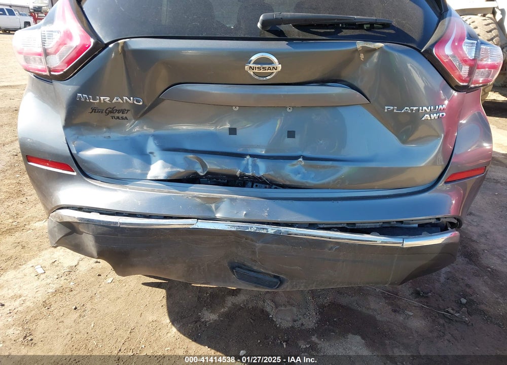 2015 NISSAN MURANO PLATINUM VIN: 5N1AZ2MH2FN275494