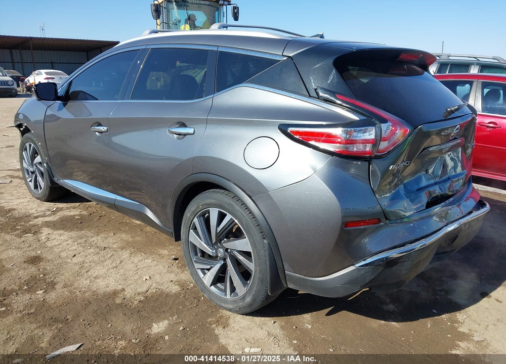 2015 NISSAN MURANO PLATINUM VIN: 5N1AZ2MH2FN275494