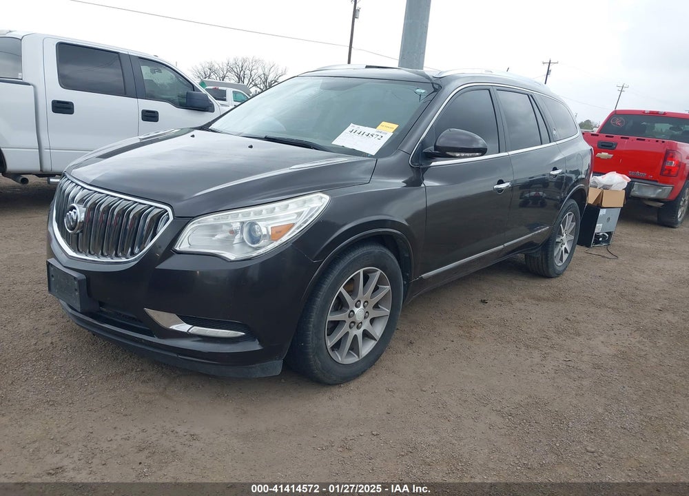 2014 BUICK ENCLAVE LEATHER VIN: 5GAKRBKD1EJ227856