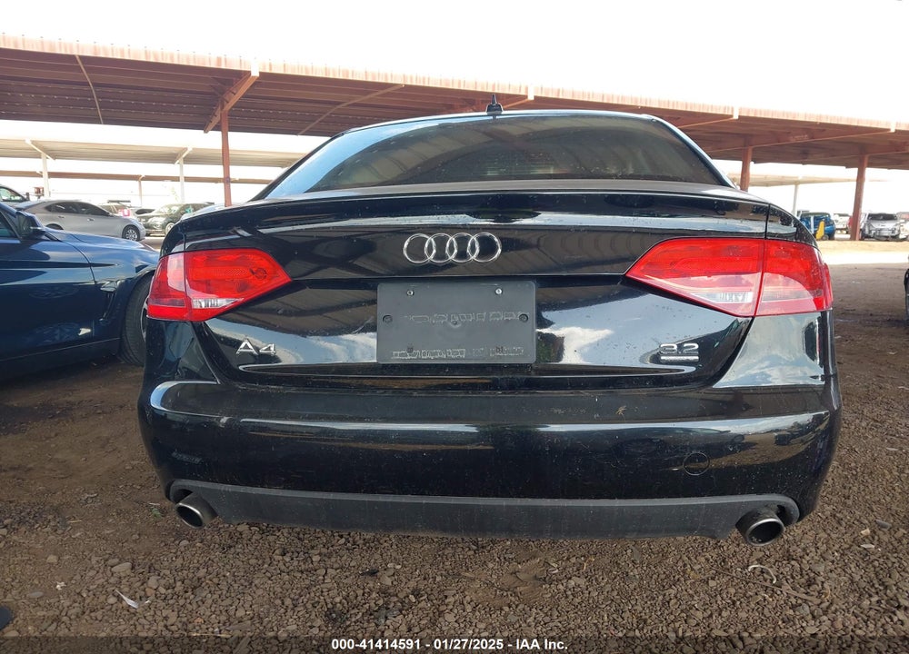 2009 AUDI A4 3.2 PREMIUM PLUS VIN: WAULK78K49N009061