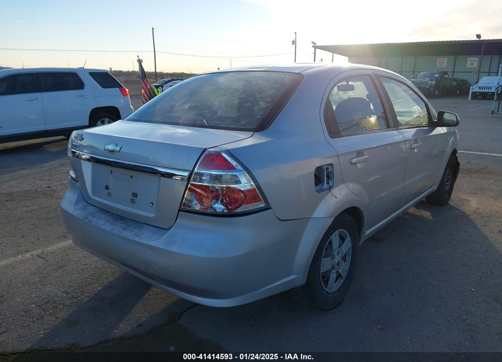 2008 CHEVROLET AVEO LS VIN: KL1TD56688B092685