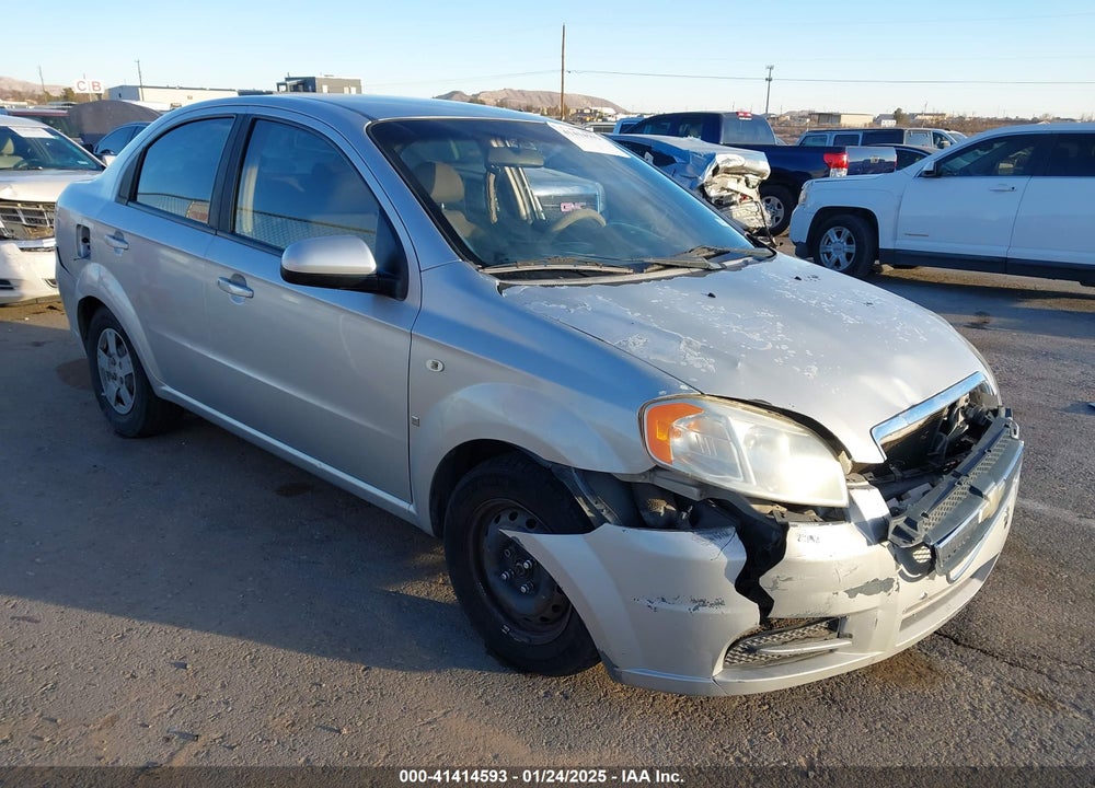 2008 CHEVROLET AVEO LS VIN: KL1TD56688B092685