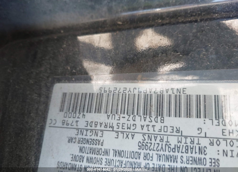 2018 NISSAN SENTRA VIN: 3N1AB7AP9JY272995