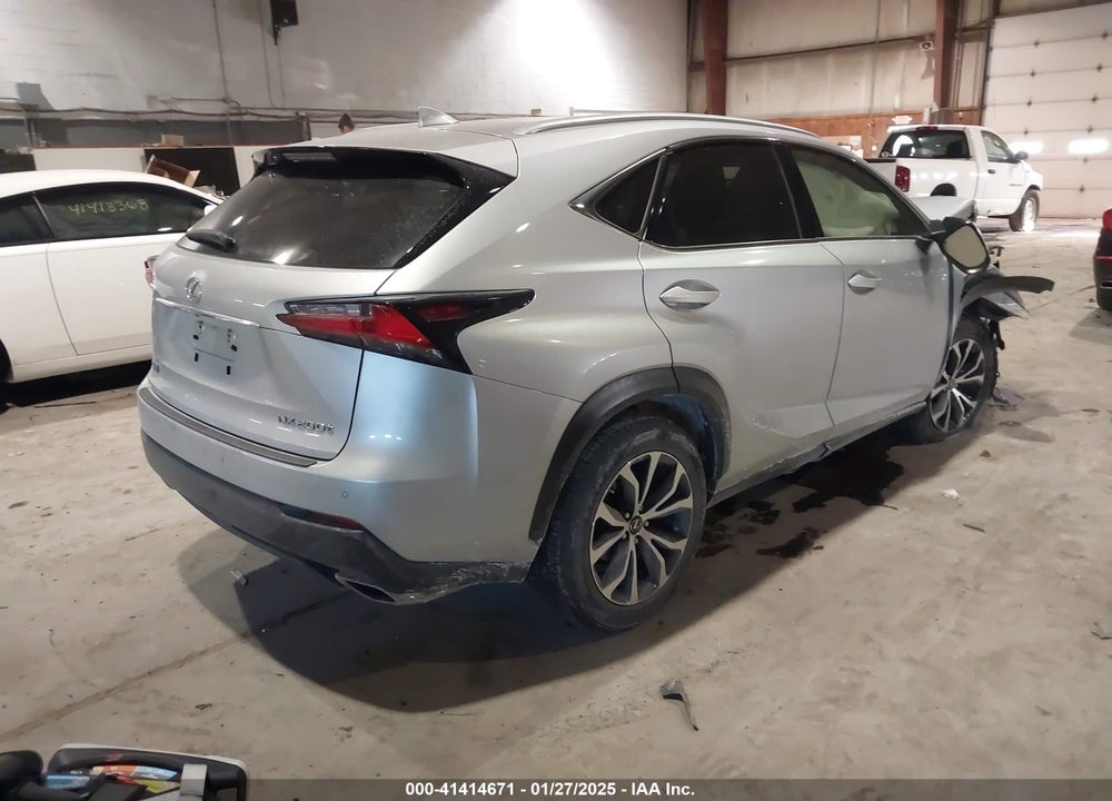 2016 LEXUS NX 200T F SPORT VIN: JTJBARBZ5G2068764