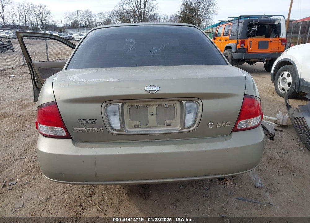 2000 NISSAN SENTRA GXE/XE VIN: 3N1CB51D0YL352101
