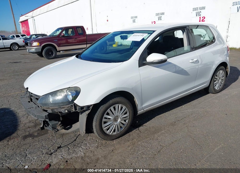2010 VOLKSWAGEN GOLF VIN: WVWAB7AJ6AW403297