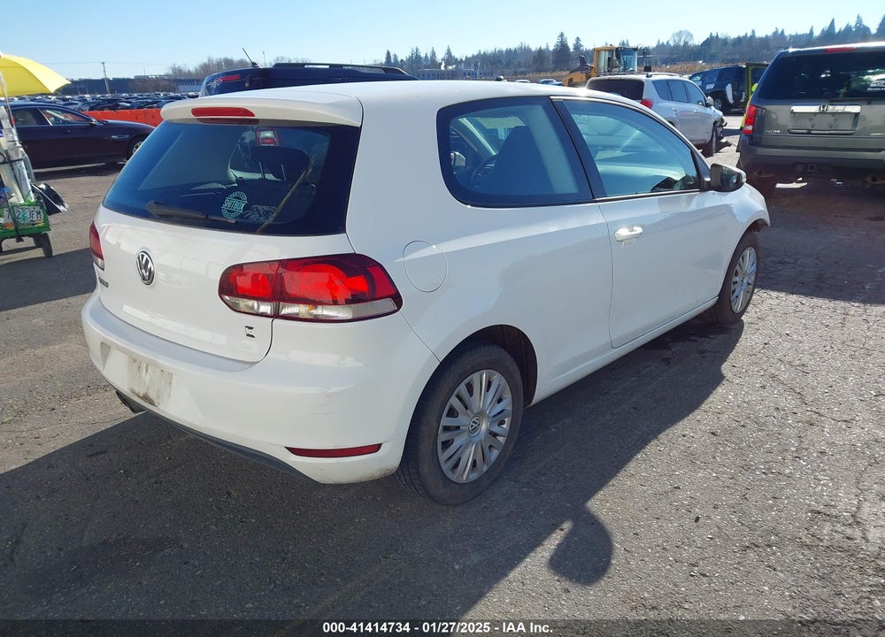 2010 VOLKSWAGEN GOLF VIN: WVWAB7AJ6AW403297