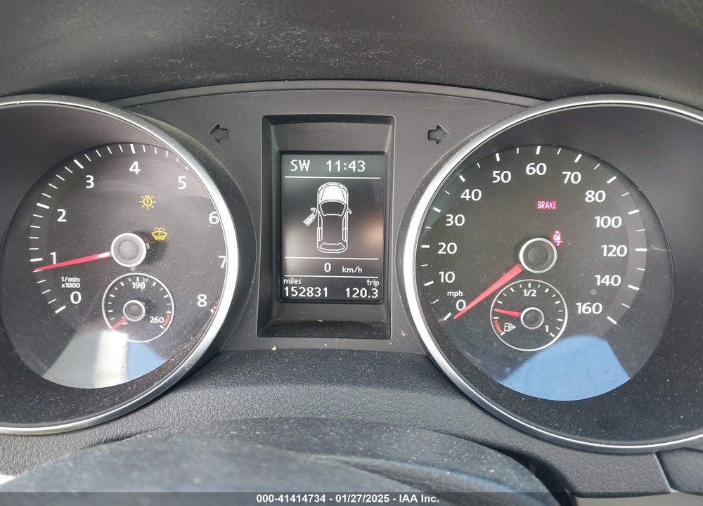 2010 VOLKSWAGEN GOLF VIN: WVWAB7AJ6AW403297