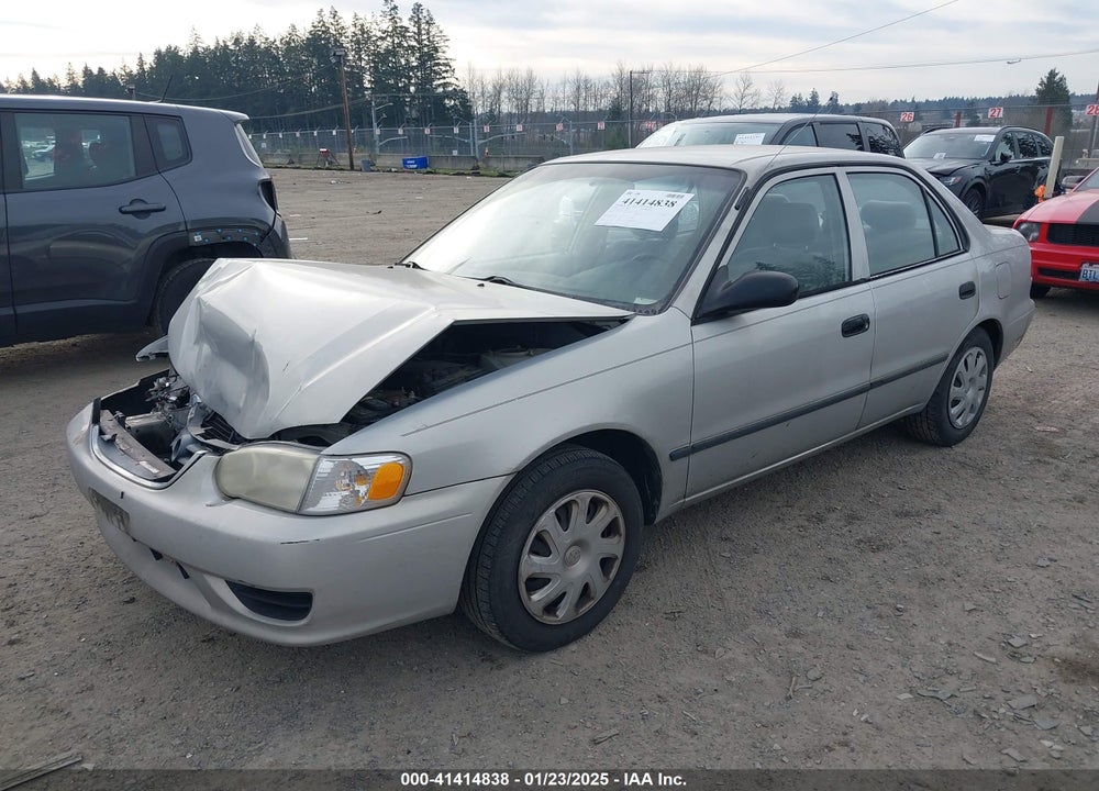 2002 TOYOTA COROLLA CE VIN: 2T1BR12E22C527091