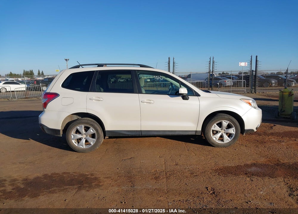 2015 SUBARU FORESTER 2.5I PREMIUM VIN: JF2SJADC3FH436787
