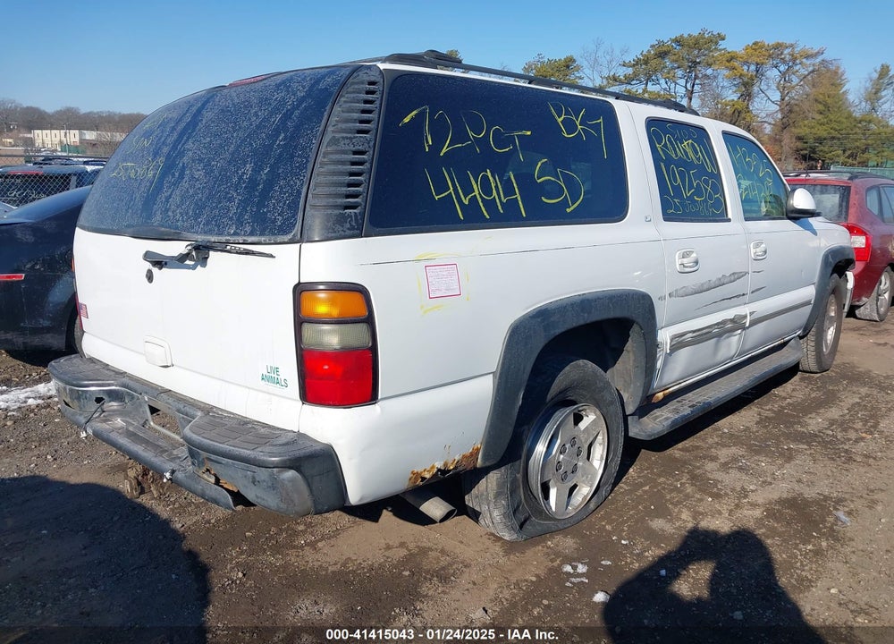 2004 CHEVROLET SUBURBAN 1500 LT VIN: 1GNFK16Z54J160818