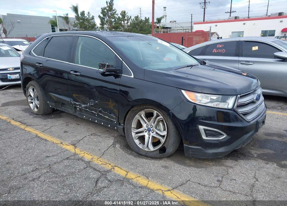 2018 FORD EDGE TITANIUM VIN: 2FMPK3K91JBB75388