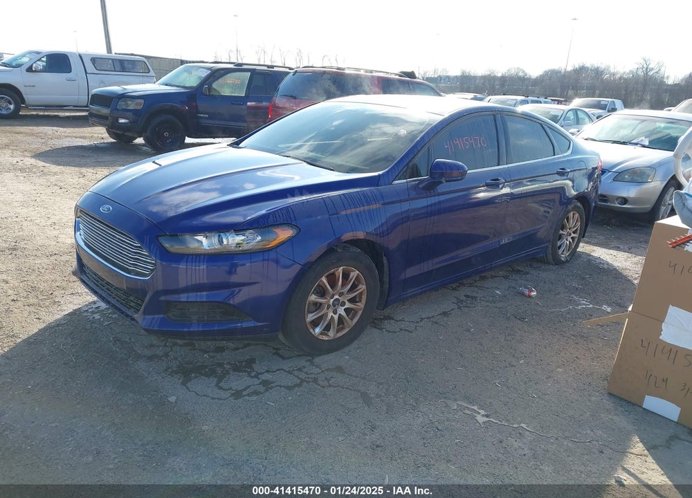 2016 FORD FUSION S VIN: 3FA6P0G72GR382203