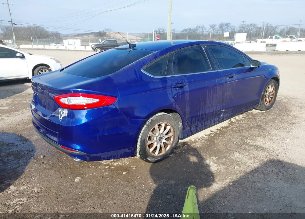 2016 FORD FUSION S VIN: 3FA6P0G72GR382203