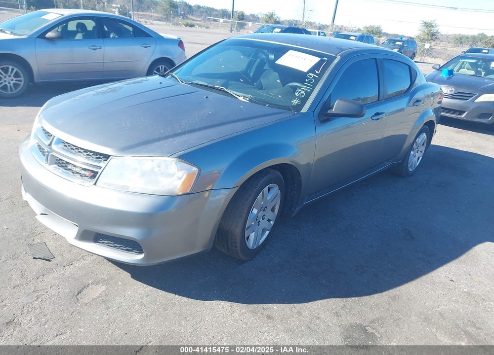 2013 DODGE AVENGER VIN: 1C3CDZAB7DN541159