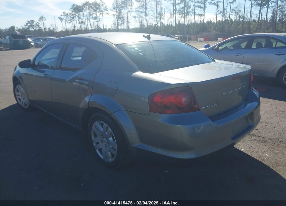 2013 DODGE AVENGER VIN: 1C3CDZAB7DN541159