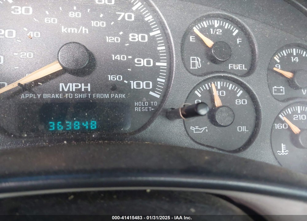 2000 CHEVROLET SILVERADO 1500 LS VIN: 1GCEK14V4YZ353294