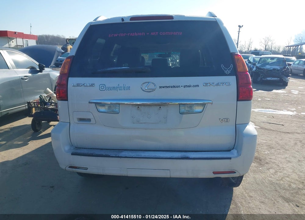 2003 LEXUS GX 470 VIN: JTJBT20X630023681