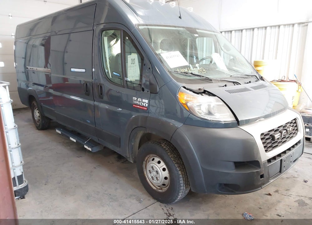 2019 RAM PROMASTER 3500 CARGO VAN HIGH ROOF 159 WB EXT VIN: 3C6URVJG8KE549043