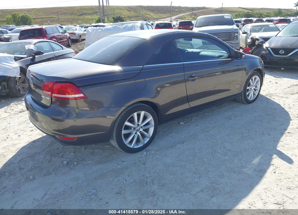 2012 VOLKSWAGEN EOS KOMFORT VIN: WVWBW7AH7CV022430