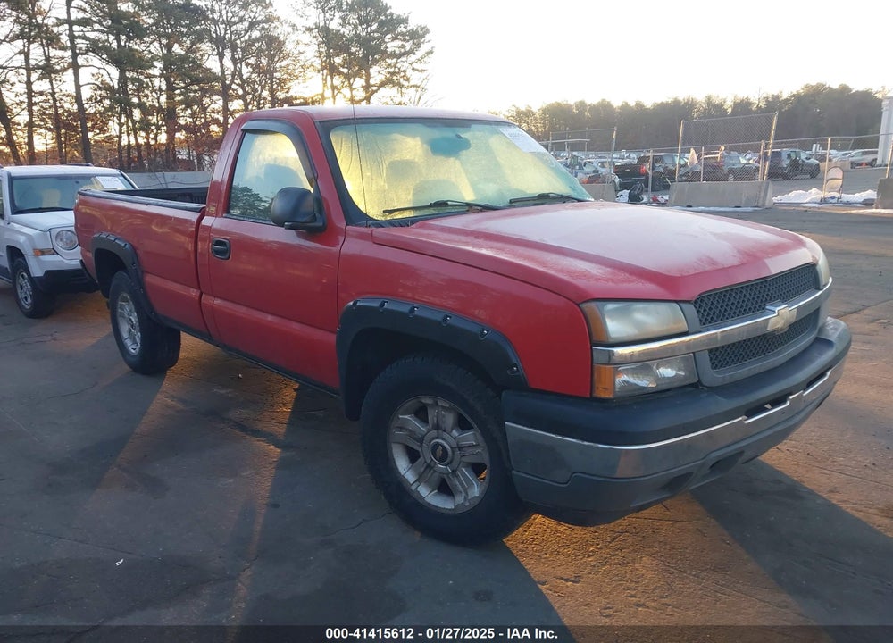 2005 CHEVROLET SILVERADO 1500 WORK TRUCK VIN: 1GCEK14V75Z216975